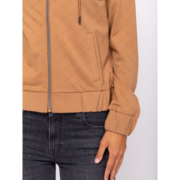 Heavy Tools SALIRE Női kapucnis felső / tan