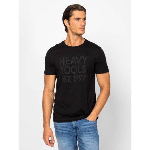 Heavy Tools MANZAR Férfi rövidujjú póló / black