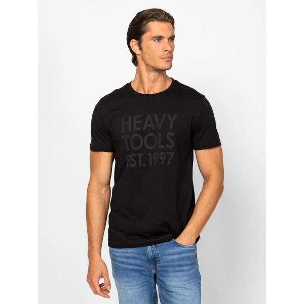 Heavy Tools MANZAR Férfi rövidujjú póló / black