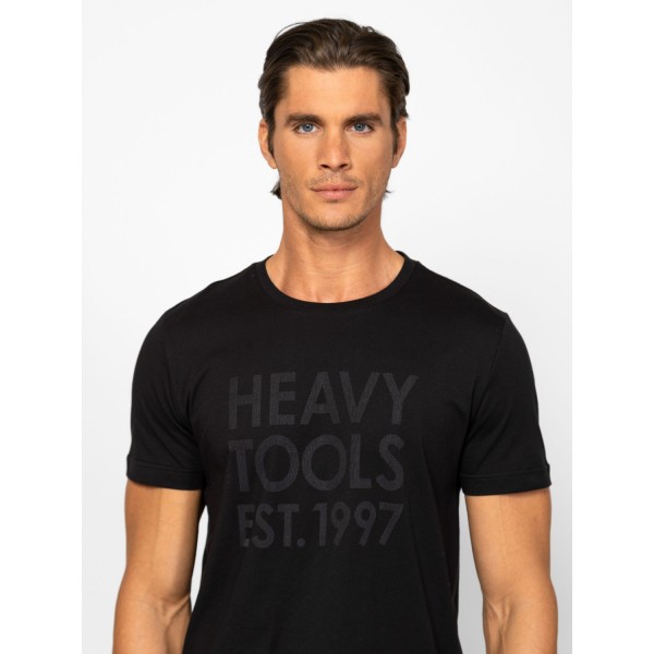 Heavy Tools MANZAR Férfi rövidujjú póló / black