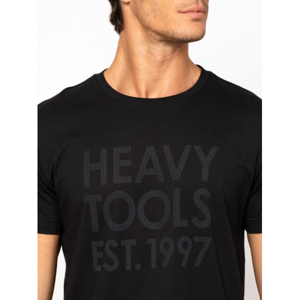 Heavy Tools MANZAR Férfi rövidujjú póló / black