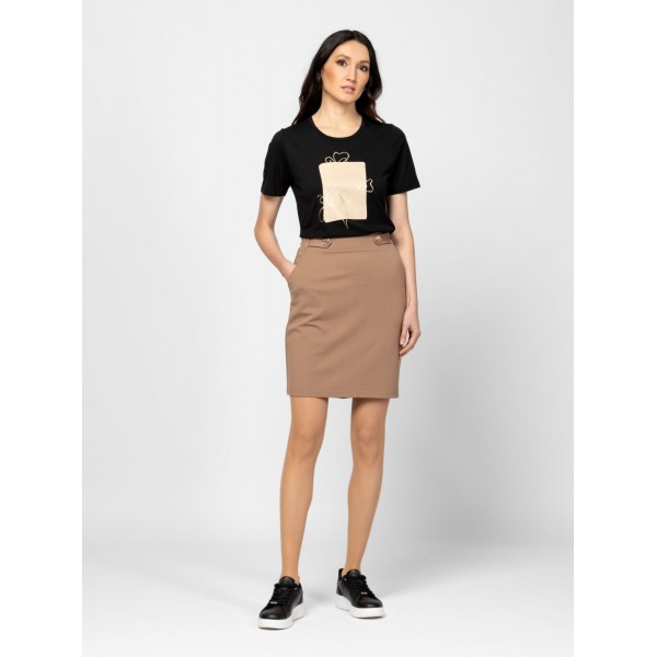 Heavy Tools MANOMI Női rövidujjú póló / black