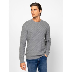 Heavy Tools HESTER Férfi kötött pulóver és kardigán / frost