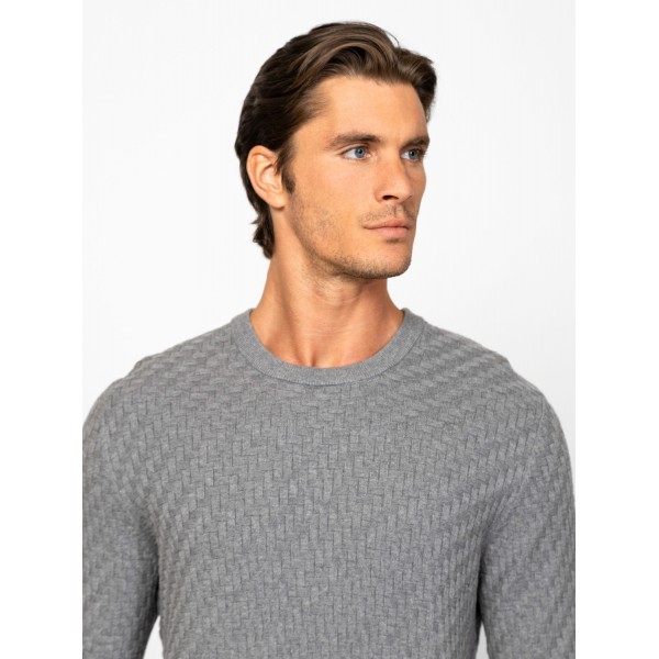 Heavy Tools HESTER Férfi kötött pulóver és kardigán / frost