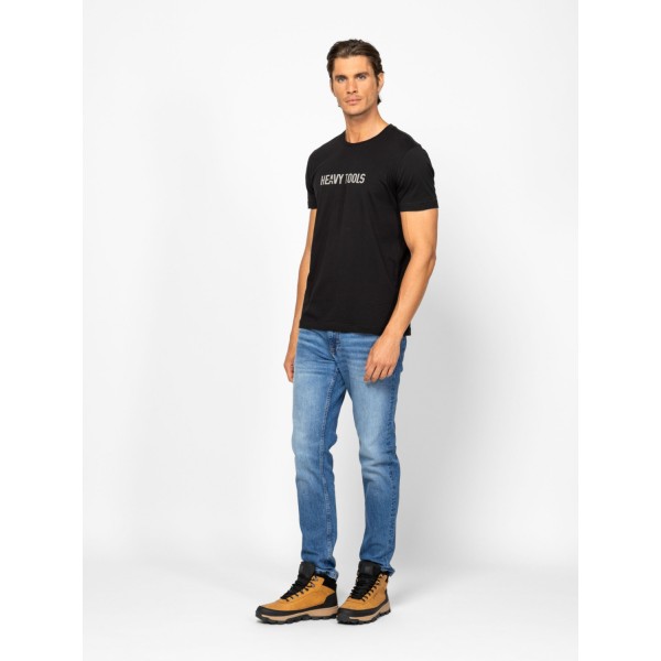 Heavy Tools MANGI Férfi rövidujjú póló / black