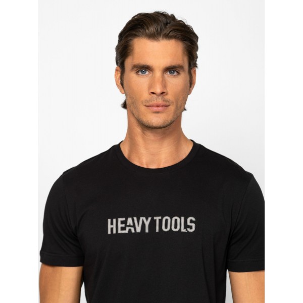 Heavy Tools MANGI Férfi rövidujjú póló / black