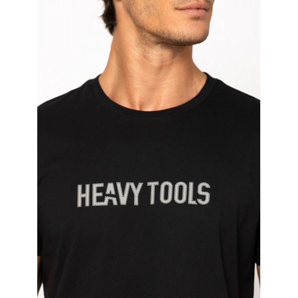 Heavy Tools MANGI Férfi rövidujjú póló / black