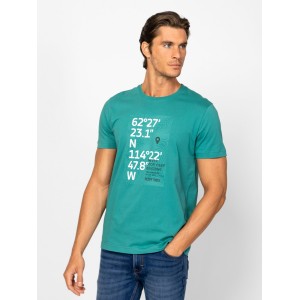 Heavy Tools MARICO Férfi rövidujjú póló / aurora