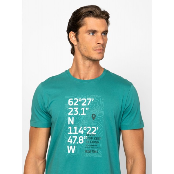 Heavy Tools MARICO Férfi rövidujjú póló / aurora