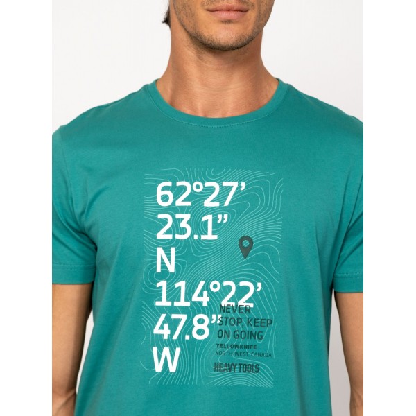 Heavy Tools MARICO Férfi rövidujjú póló / aurora