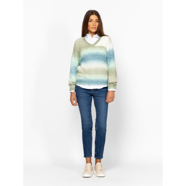 Heavy Tools HOWIEW25 Női kötött pulóver és kardigán / lightmoss