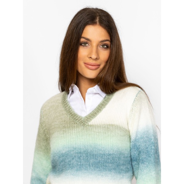 Heavy Tools HOWIEW25 Női kötött pulóver és kardigán / lightmoss