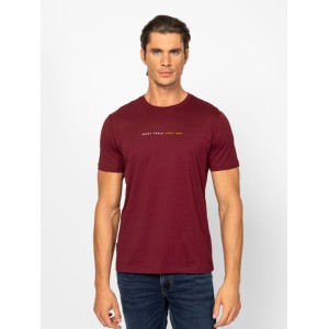 Heavy Tools MONT Férfi rövidujjú póló / wine