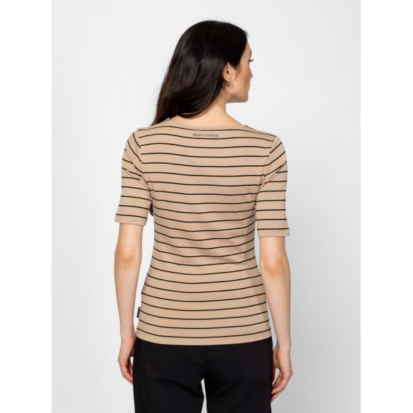 Heavy Tools MALMA Női rövidujjú póló / beige