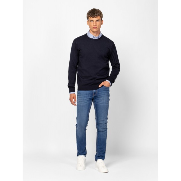 Heavy Tools HUNTER Férfi kötött pulóver és kardigán / navy