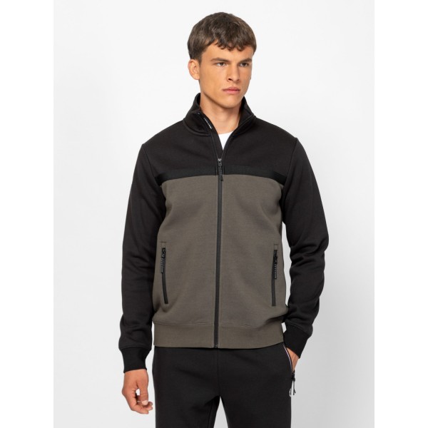 Heavy Tools TATRO Férfi állónyakas felső / darkolive