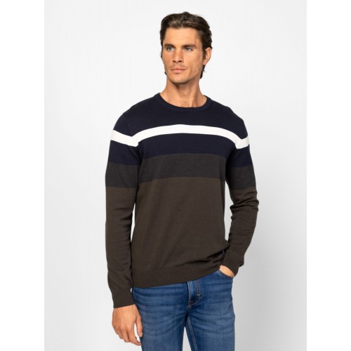 Heavy Tools HOAKIN Férfi kötött pulóver és kardigán / olive