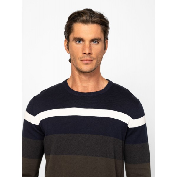 Heavy Tools HOAKIN Férfi kötött pulóver és kardigán / olive