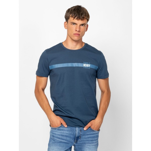 Heavy Tools MEREON Férfi rövidujjú póló / atlantic