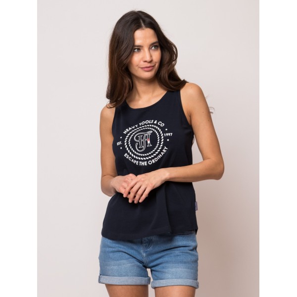 Heavy Tools BARLIN23 Női ujjatlan top / navy