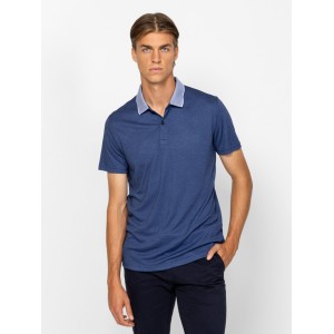 Heavy Tools DRANCO Férfi galléros rövidujjú póló / moonlight