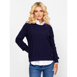 Heavy Tools HATMA Női kötött pulóver és kardigán / navy