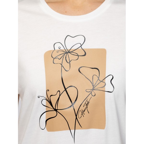 Heavy Tools MANOMI Női rövidujjú póló / ecru