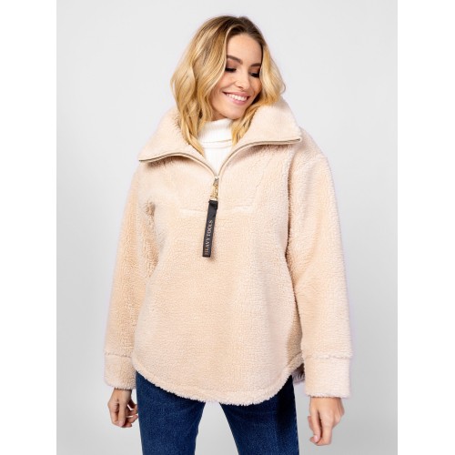 Heavy Tools TABURA Női állónyakas felső / ecru