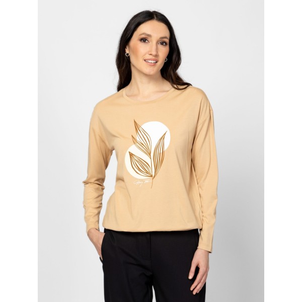 Heavy Tools CAPRA Női hosszúujjú póló / oat