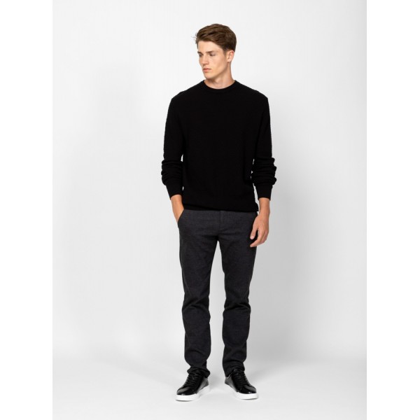 Heavy Tools HUNTER Férfi kötött pulóver és kardigán / black