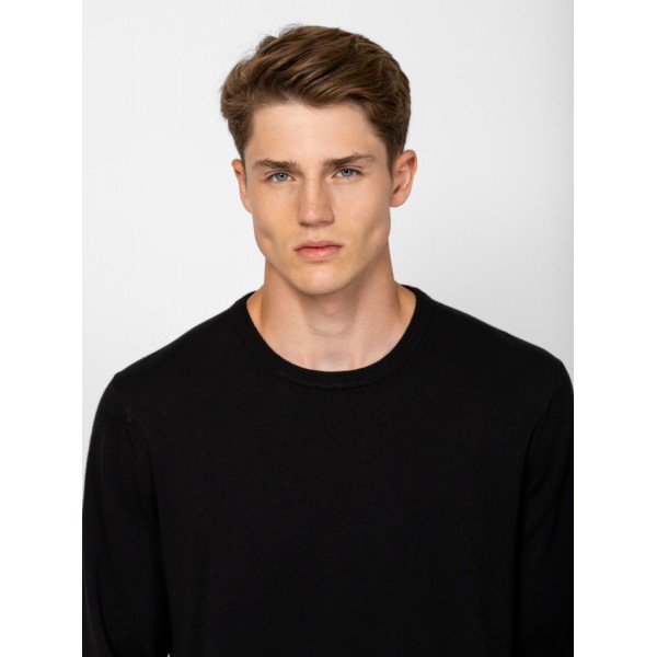 Heavy Tools HUNTER Férfi kötött pulóver és kardigán / black