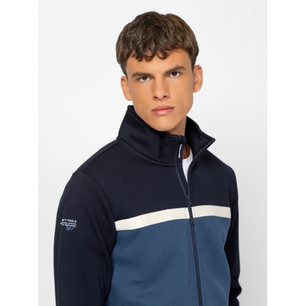 Heavy Tools TATRO Férfi állónyakas felső / atlantic