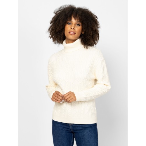 Heavy Tools HALPA Női kötött pulóver és kardigán / ecru