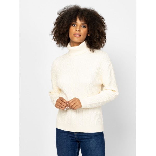 Heavy Tools HALPA Női kötött pulóver és kardigán / ecru