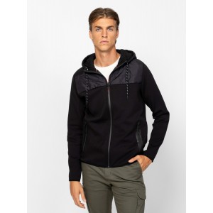 Heavy Tools SANDAR Férfi kapucnis felső / black