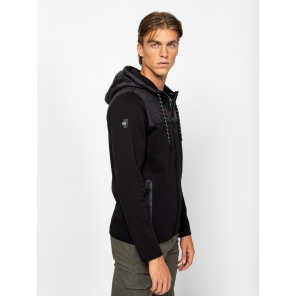 Heavy Tools SANDAR Férfi kapucnis felső / black