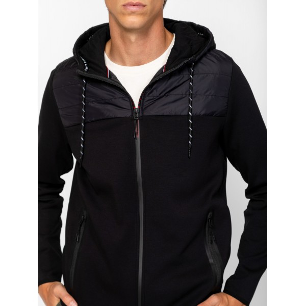 Heavy Tools SANDAR Férfi kapucnis felső / black