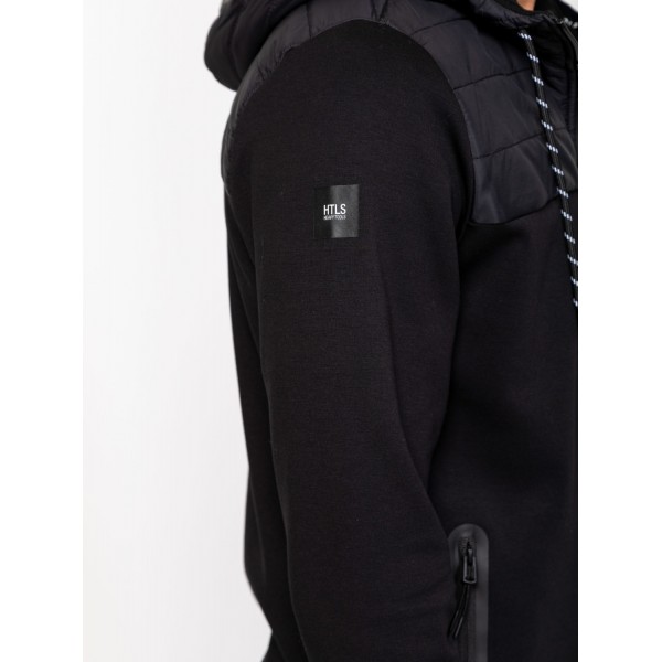 Heavy Tools SANDAR Férfi kapucnis felső / black