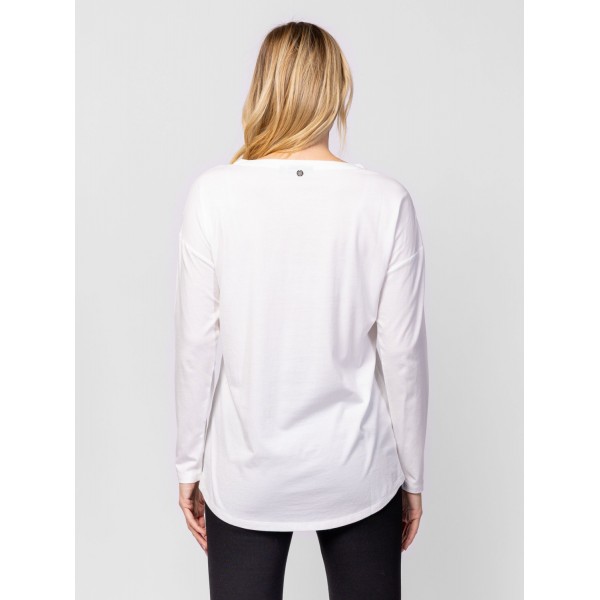 Heavy Tools CARMINA Női hosszúujjú póló / ecru