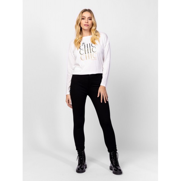 Heavy Tools CARMINA Női hosszúujjú póló / ecru