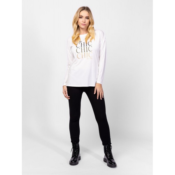 Heavy Tools CARMINA Női hosszúujjú póló / ecru