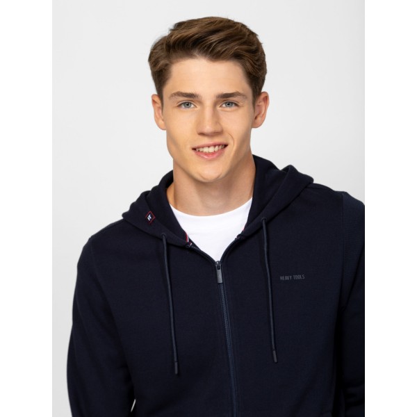 Heavy Tools SACRO Férfi kapucnis felső / navy