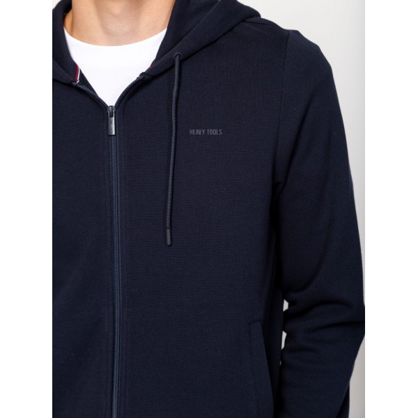 Heavy Tools SACRO Férfi kapucnis felső / navy