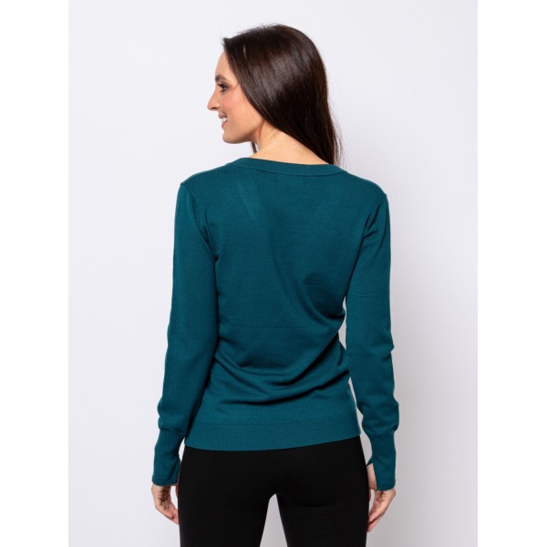 Heavy Tools HOFLI24 Női kötött pulóver és kardigán / teal