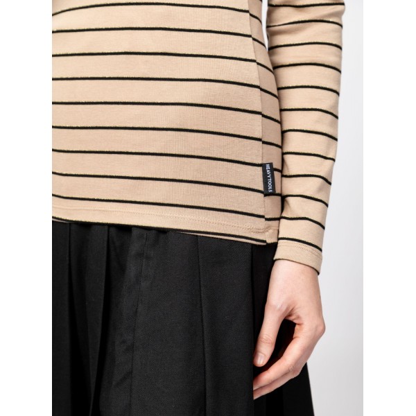 Heavy Tools CANVA Női hosszúujjú póló / beige