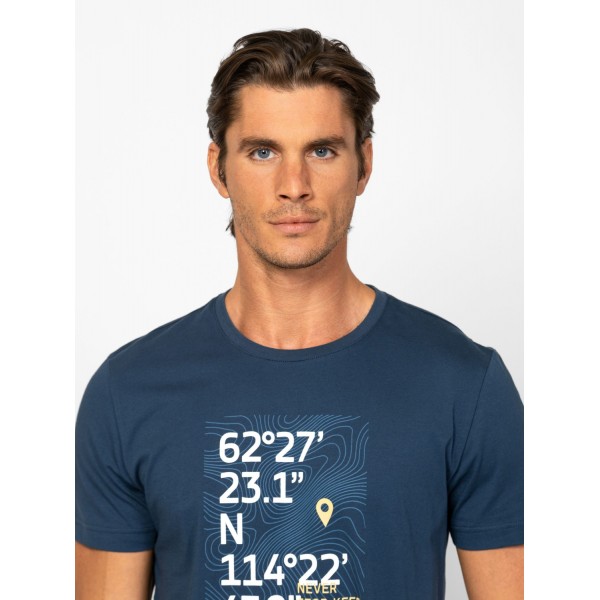 Heavy Tools MARICO Férfi rövidujjú póló / atlantic