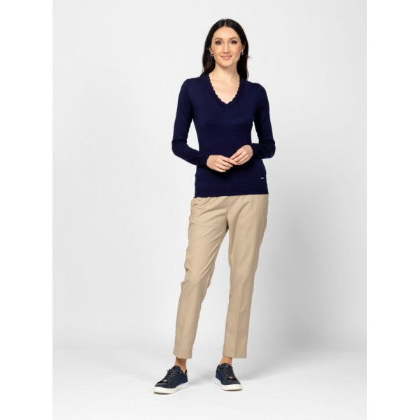 Heavy Tools HOFLIW25 Női kötött pulóver és kardigán / navy