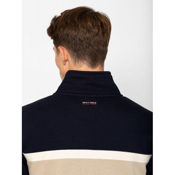 Heavy Tools TATRO Férfi állónyakas felső / sesame