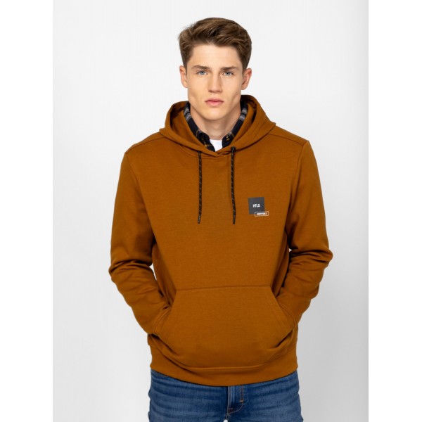 Heavy Tools SEMEDO Férfi kapucnis felső / brown