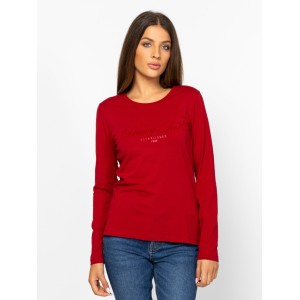 Heavy Tools CALA Női hosszúujjú póló / ruby